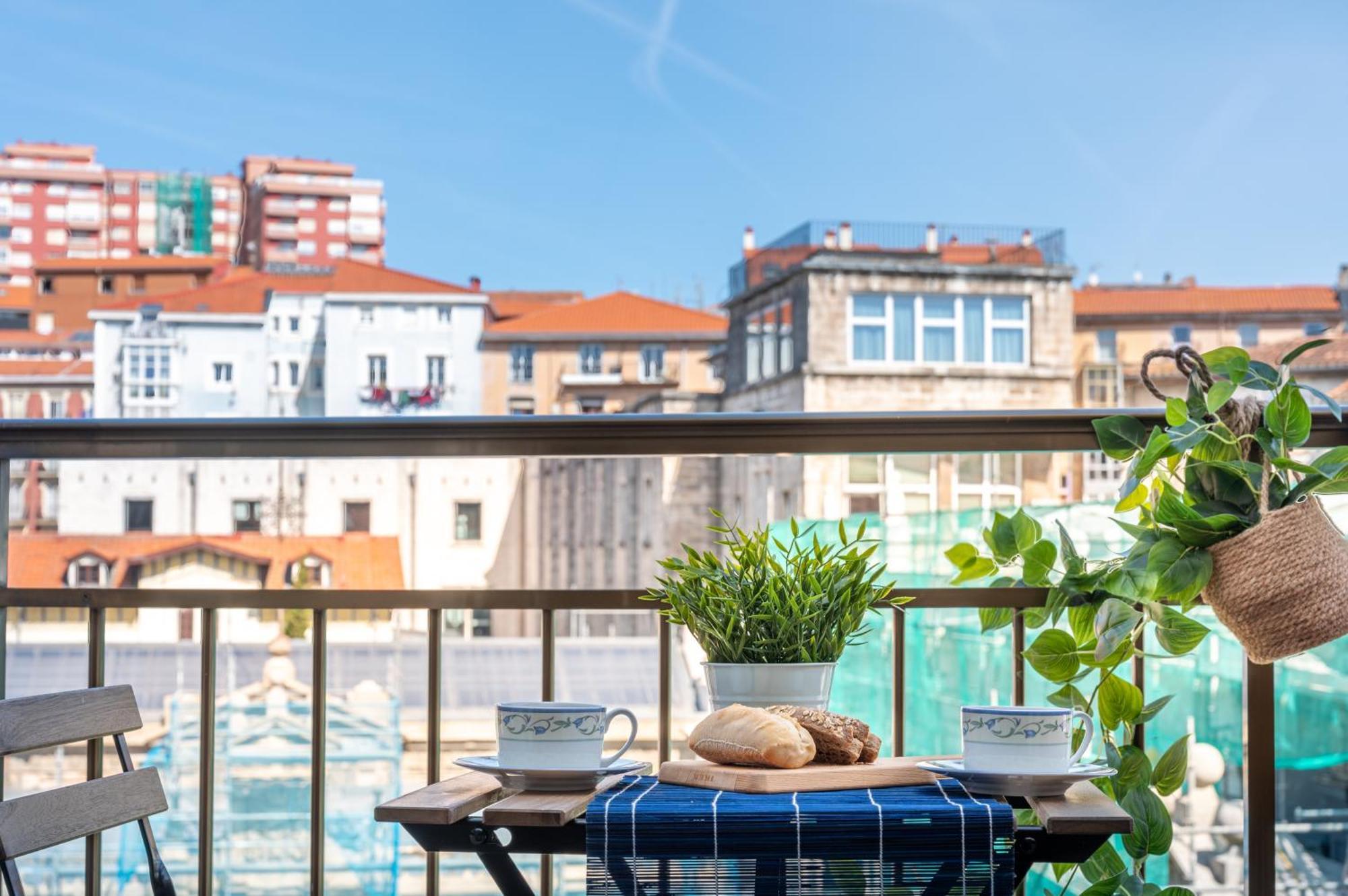 Jm8-Clasico Y Espacioso Apartamento En Pleno Centro De Santander Eksteriør billede